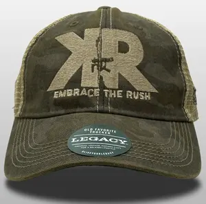 Kill Rush Camo Cap - with Embrace the Rush AR KR logo