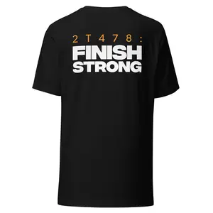 Finish Strong Code Tee