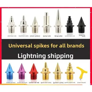Track and field nails, short nails, spikes, long nails, carbon nails, steel nails, jump nails, tower nails, nail starter, one piece is sent on behalf of foreign trade.