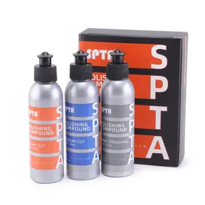 Car Polishing Compound Kit, 4.06 oz 120 ml Scratch and Swirl Remover with Rubbing and Finishing Polish, Buffing Compound for Automotive Paint Correction and Surface Restoration