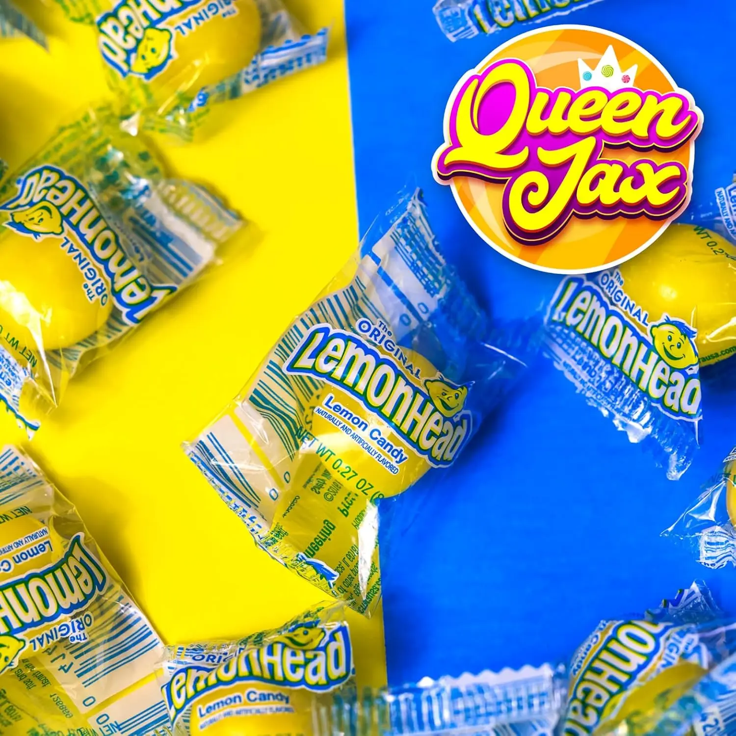 Lemonheads Candy - Lemon Candy - 5 LB Bag - Lemon Heads - Lemon Heads Large Bulk Candy - Lemonhead Candy Bulk - Lemon Hard Candy - Lemonhead Candy - Lemon Head Hard Candy