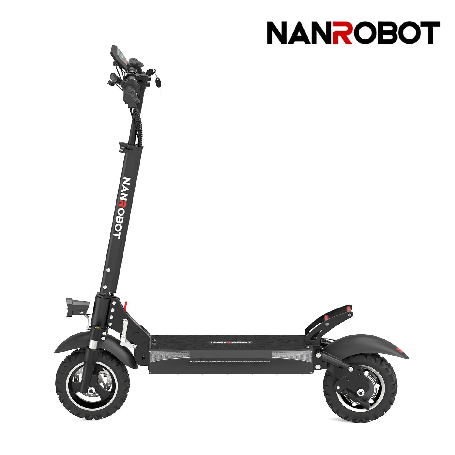 NANROBOT T1 Electric Scooter, 800W Motor, 10" Off-Road Tires, Foldable
