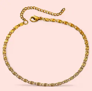 Gold Minimalistic Stainless Steel Bracelet