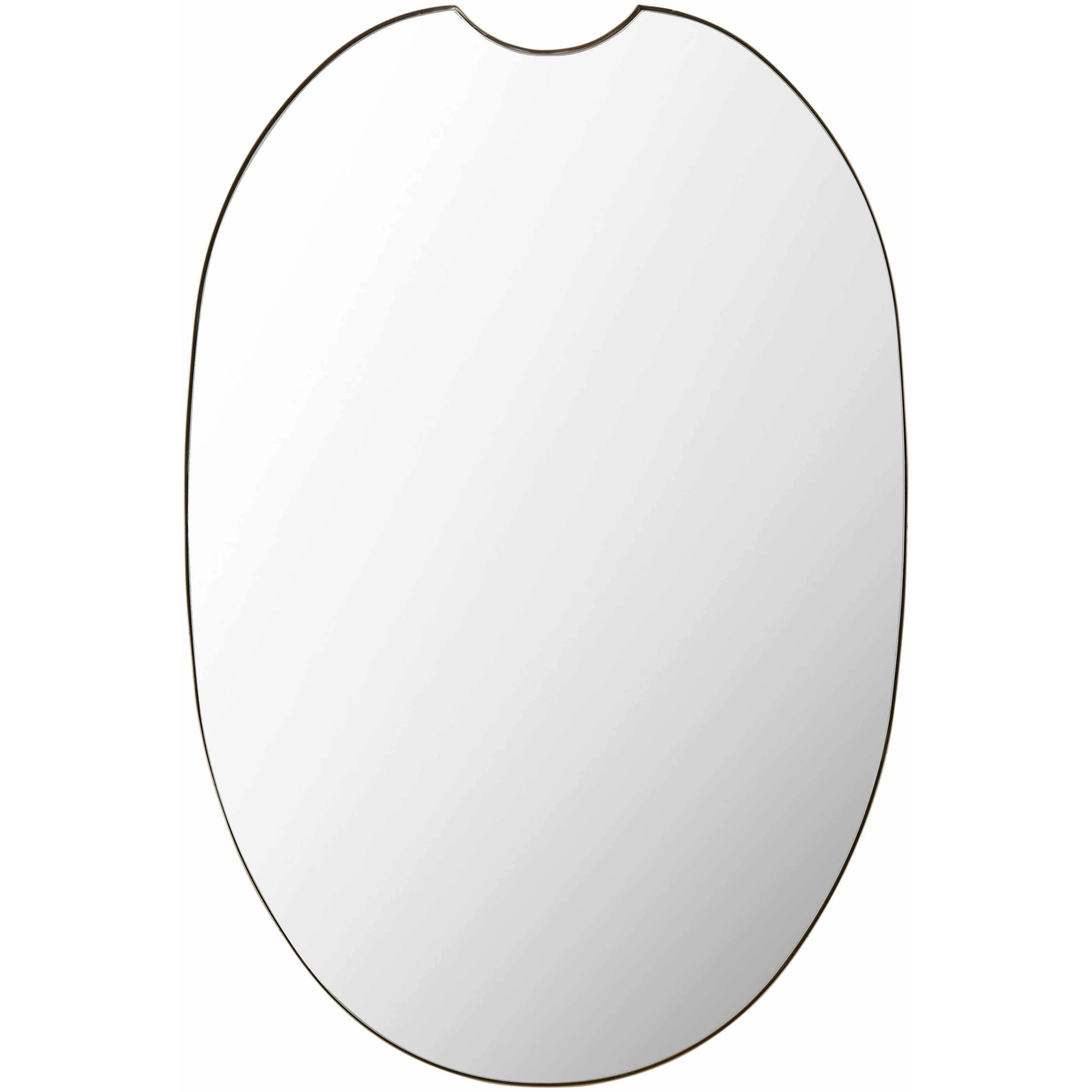 Escaudain Modern Gold Mirror, Home Decor Accent for Living Spaces Escaudain Modern Gold Mirror, Home Decor Accent for Living Spaces