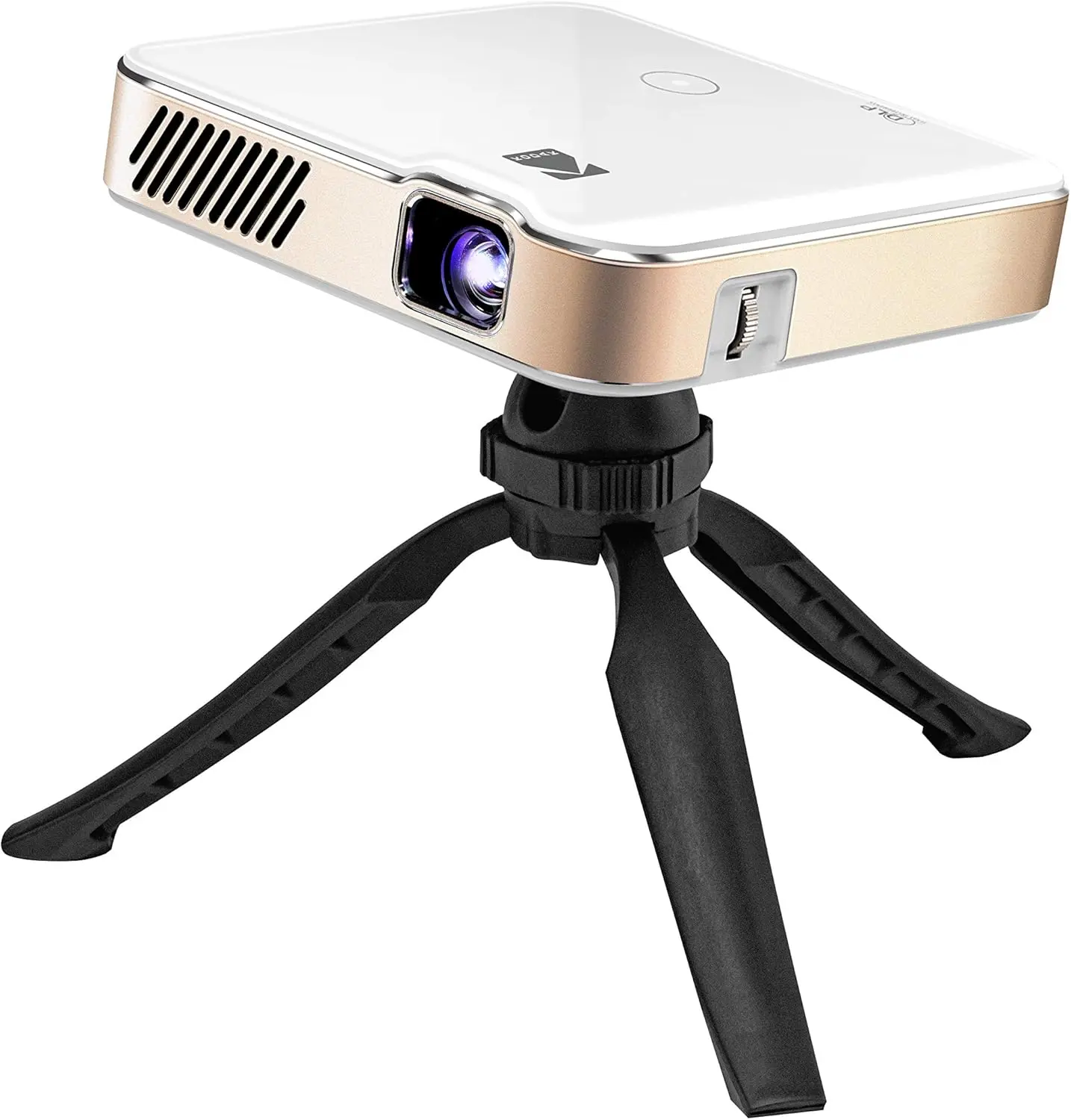 Kodak Luma 450 Smart Android Projector, 1080p Portable Projector with WiFi, Bluetooth, Audio Support, Adjustable Screen, Tripod Included for Phone Connectivity