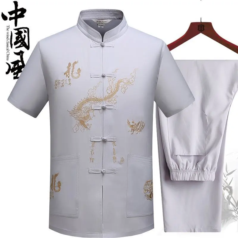 Big Dragon Short Sleeve [Set] Grey