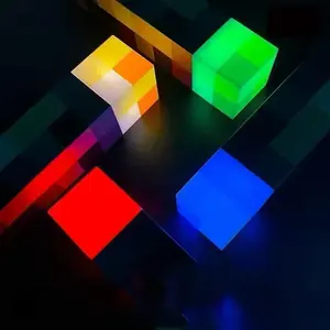 Minecraft Brownstone Torch LED Lamp Touch USB Rechargeable Night Light with 4 Color Options & USB C Port for Easy Charging