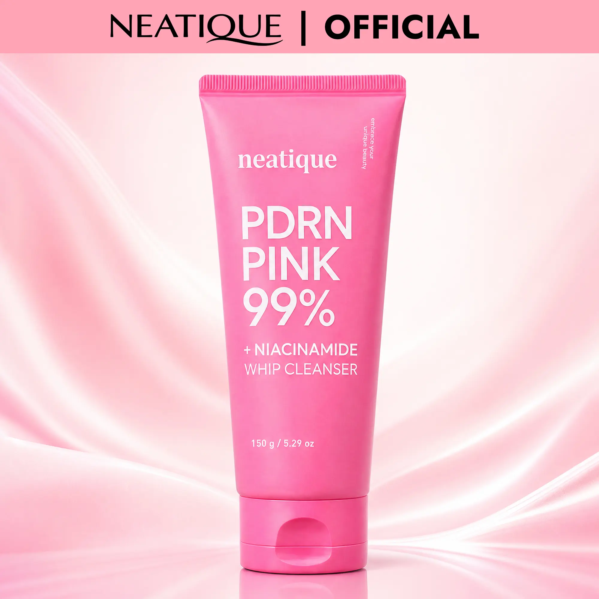PDRN Cleanser, PDRN Face Wash with Niacinamide, Milky Cleanser & Cleansing Milk for Face, Deep Cleansing Face Wash for Combination Skin, 120g