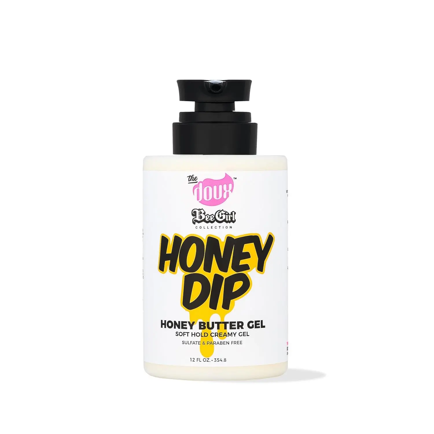 Bee Girls Honey Dip Honey Butter Gel for Curly Hair – Moisturizing Gel with Strong Hold, Shine & Frizz Control For Styling – Curl Product for Women & Men, Styling for Natural, Coily & Wavy Hair, 12oz