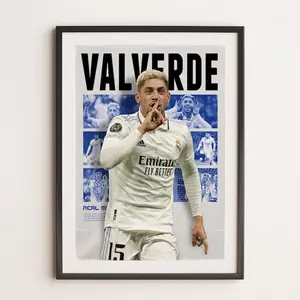 Federico Valverde Poster Unframed