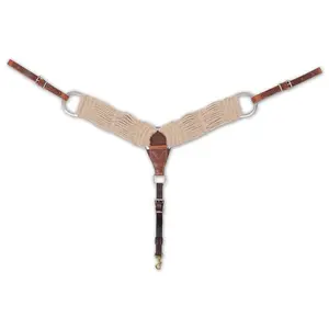 Martin Saddlery Mohair Natural Breast Collar