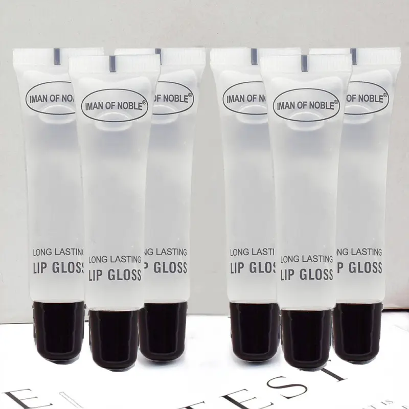 6 pcs Lip Oil and Lip Gloss Kit, Colorless Clear Tube Moisturizing Hydrating Lip Oil Set, Long-Lasting Natural Lip Care Gifts for Women Lip Products Makeup