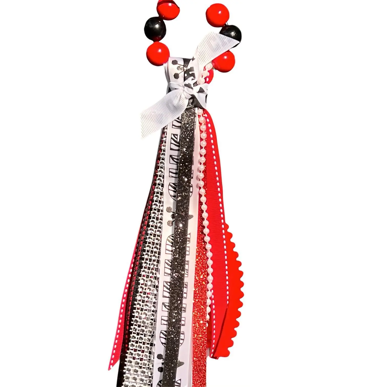 Cheerleading Ribbon Tassel, Bag Tassel, Personalize, Cheerleader