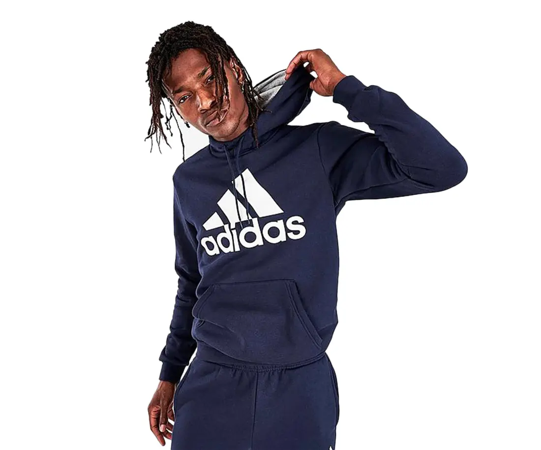 Adidas Men's Adi Bos Active Sweat Suit, Male Athleisure Workout Set, Fitness Tracksuit with Casual Activewear Men's Sports Sweatshirt, Sweatsuits, Athletic Style Men's Sports Sweatshirt, Gym Fashion, Slide Top Men's Sports Sweatshirt
