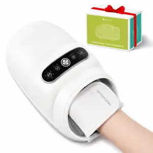Medcursor Cordless Hand Massager with Heat and Air Compression, USB Rechargeable with 6 Modes for Sensitive Skin, Relaxing Gifts for Him, Men & Women