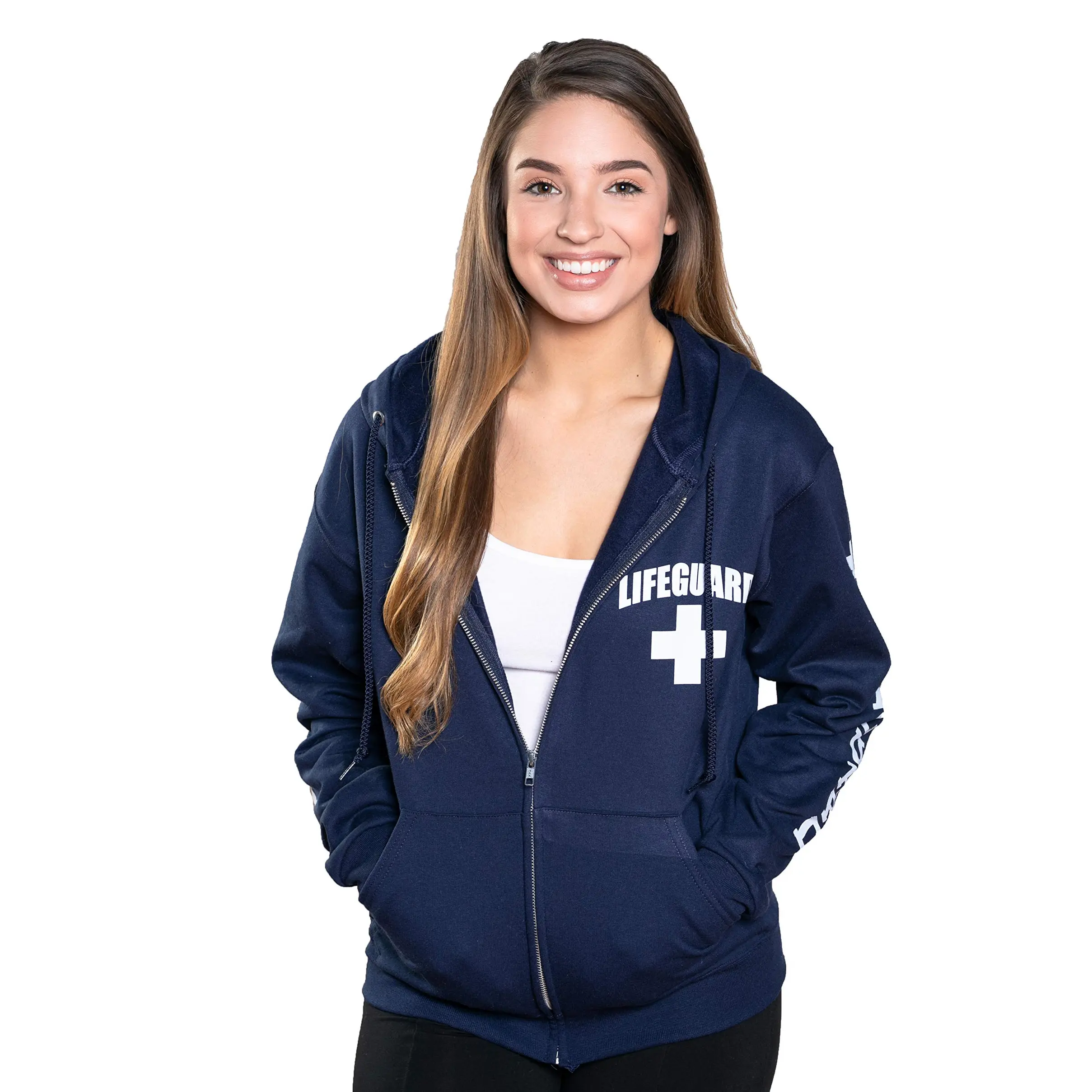 LIFEGUARD Zipper Hoodie - Sweatshirt Apparel Ideal for Men and Women