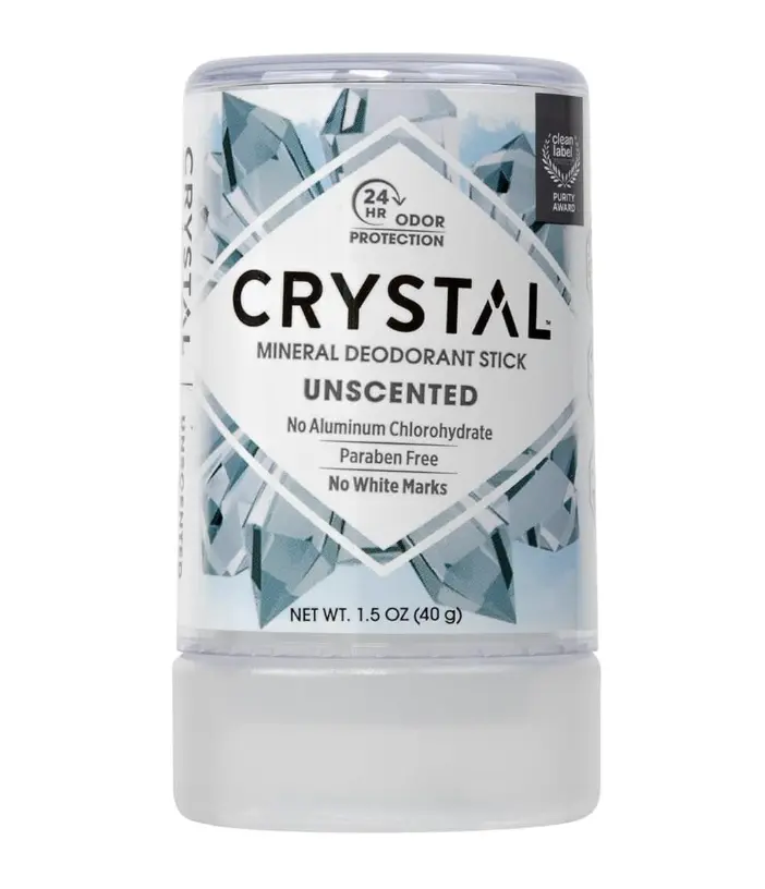 CRYSTAL Deodorant Mineral Deodorant Stick, Travel, 1.5 Ounce