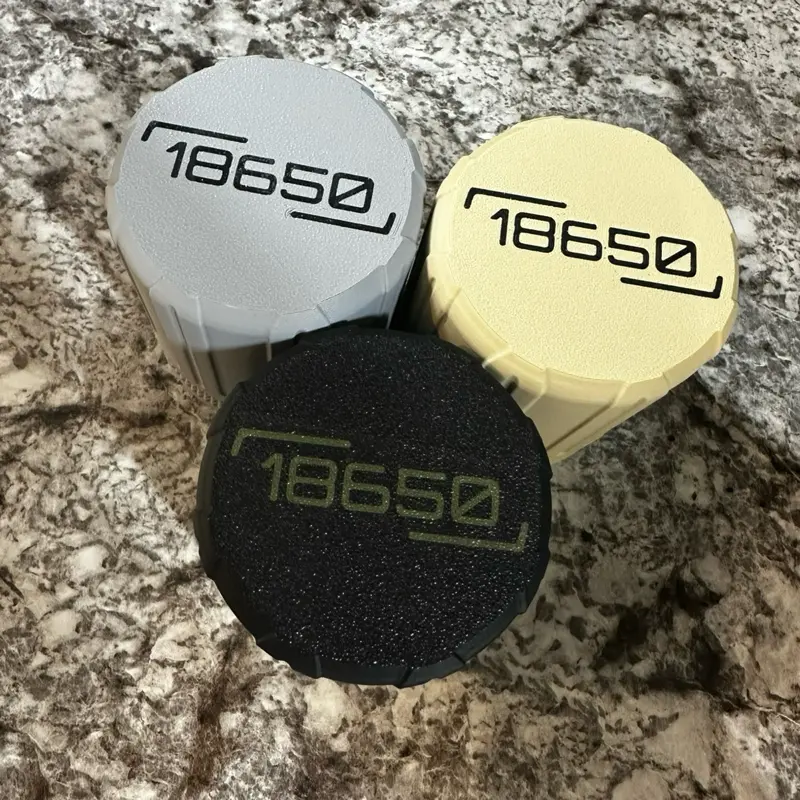 CR18650 Battery Storage Capsule 3D Printed