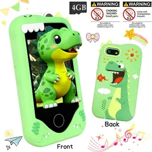 Kids Smart Phone Interesting Learning Toy With Dual Camera HD Touch Screen Music Player And Multiple Game Options Excellent Birthday Gift