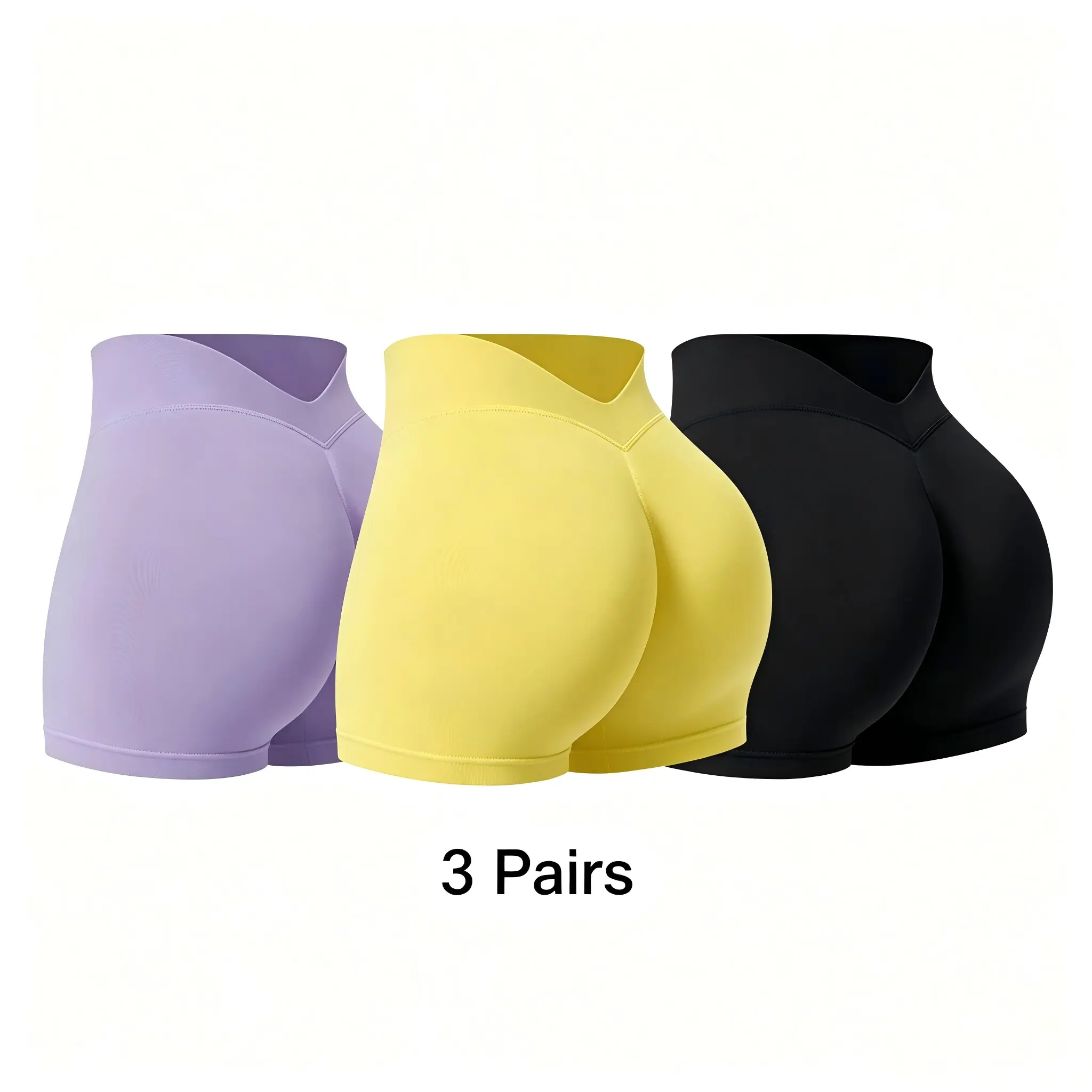 2026 New 3 Pairs Impact Shorts High Waisted Butt Lifting Shaping Curve Hugging Compression Gym Seamless for Women Men Quick Dry Athletic Shorts with Pockets Basketball Track Cycling Sport Shorts Solid Camouflage Waist Sport Short,biker afforable booty