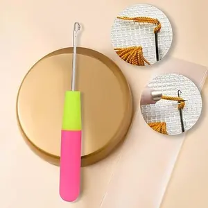 1Pcs/Sets Bent Latch Hook Crochet Hooks Hair Braiding Tools Dreadlocks