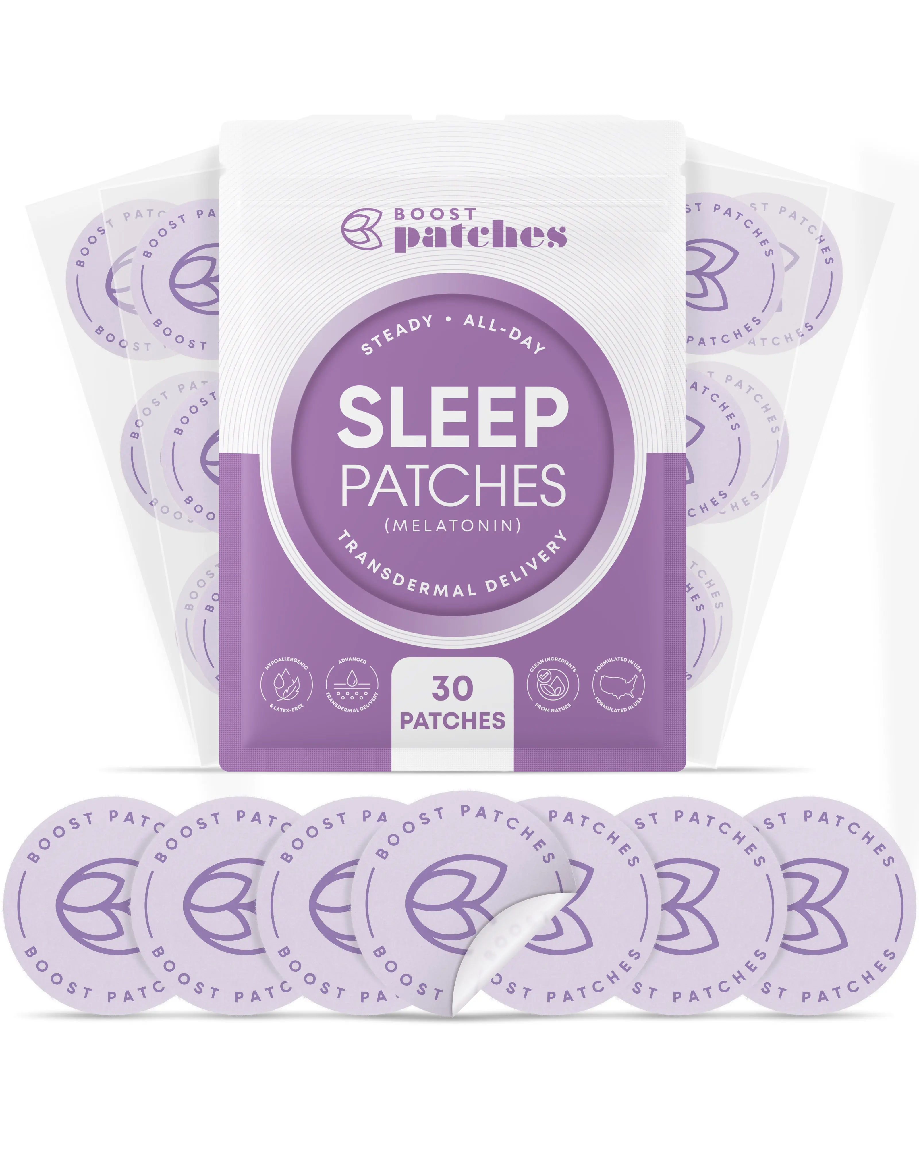 Boost Patches with Melatonin  – 30 Patches