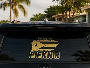 Yo Soy de P FKN R Car Vinyl Stickers Variety of Colors outdoorfun