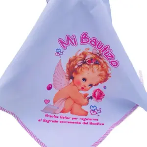 Baptism Favors 12pcs Napkins - 10x10” Baptism Favor, 100% Polyester,  Servilletas de tela