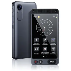 Offline Language AI Translator Device, 142 Languages Two Way Real-Time Voice Translation,D21 ChatGPT Instant Translator, Recording&Photo AI Translation for Business Learning Travel
