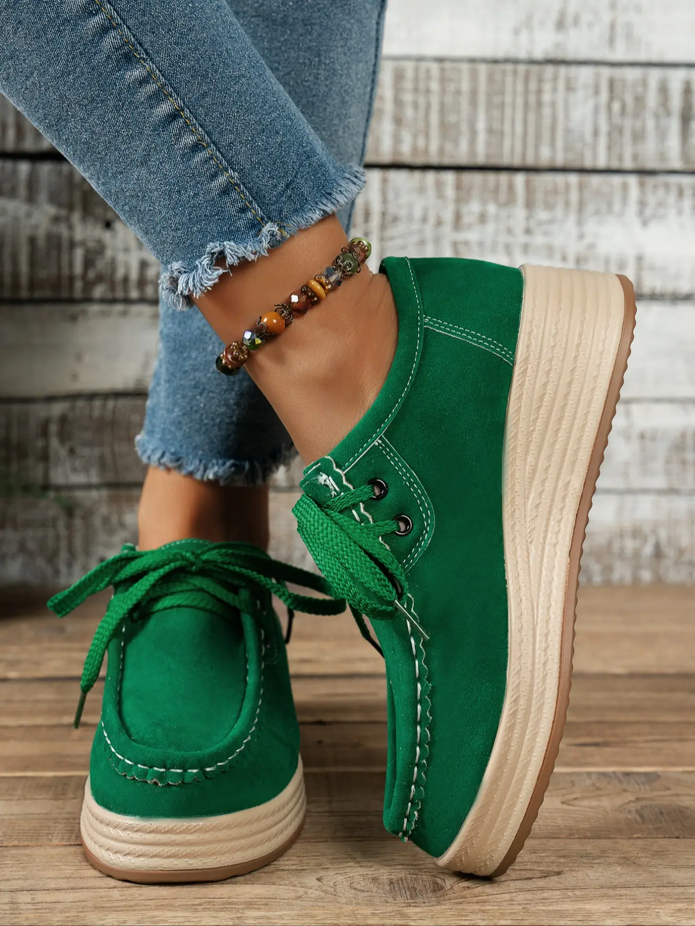 Women's Casual Loafers Soft Fabric Non-Slip Rubber Sole Lightweight Comfort Walking Shoes All Seasons Low Top Round Toe Shoes Footwear