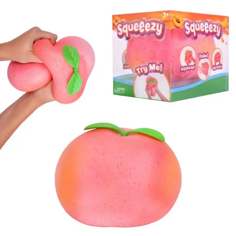 Jumbo Squishy Peach - Butter - Cheese -  Duck - Strawberry - Carrot - Bear - Dragon Fruit Large Squish Fruit Toy Rare Find Sensory Squish