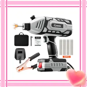 [ Valentine's Day gifts ] Saker 110V Portable Welder with IGBT Inverter Variable Current Regulation, 20-120 Amps Output, Compact & Lightweight, Ideal for DIY & Professional Use, Best Gifts Springtok