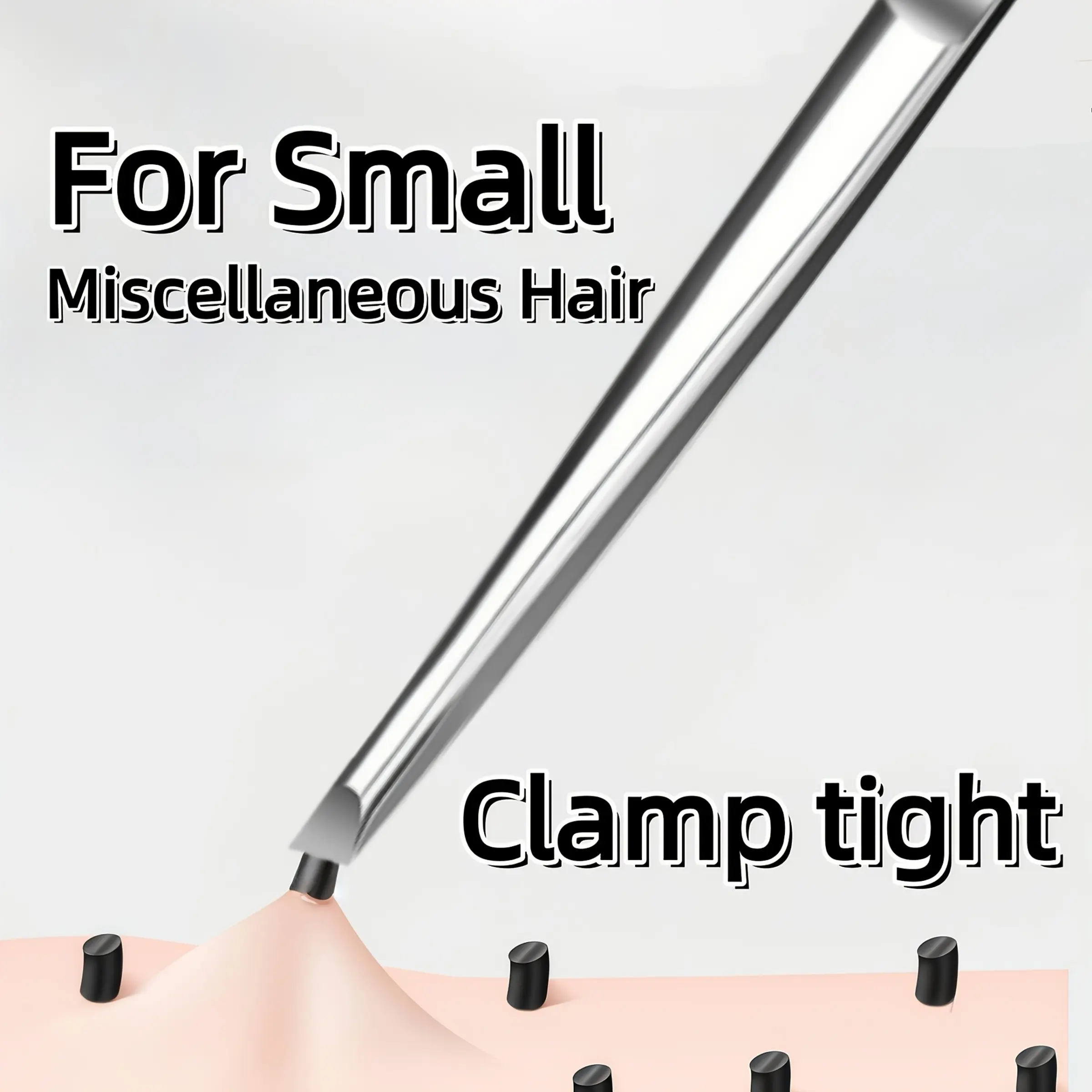 High-Quality Stainless Steel Compact Tweezers, Multi-Functional Eyebrow Facial Trimmer, Mustache Grooming Tool, Precision Hair Removal, Cosmetic Tool, Portable Beauty Tool, Beauty Equipment