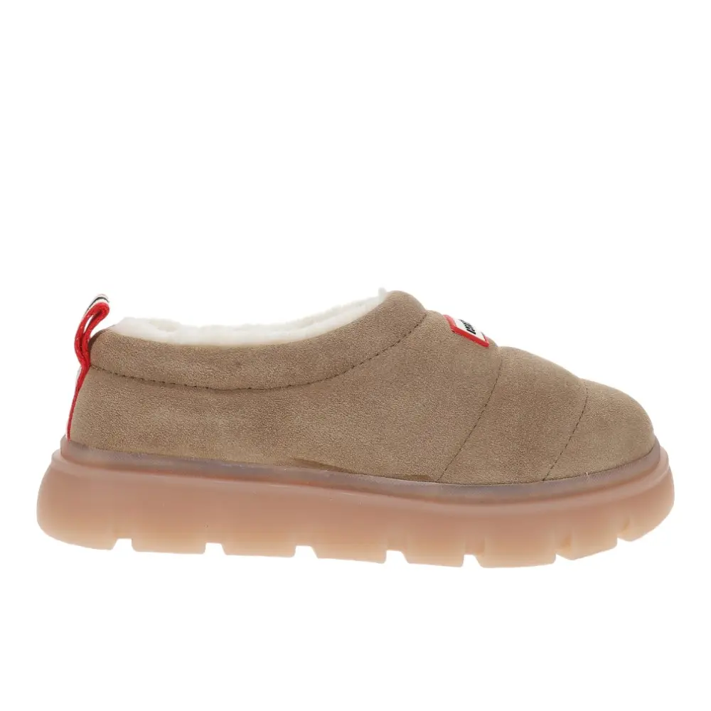 Hunter Womens Madison Insulated Water Resistant Slip On Casual Slippers Casual - Brown