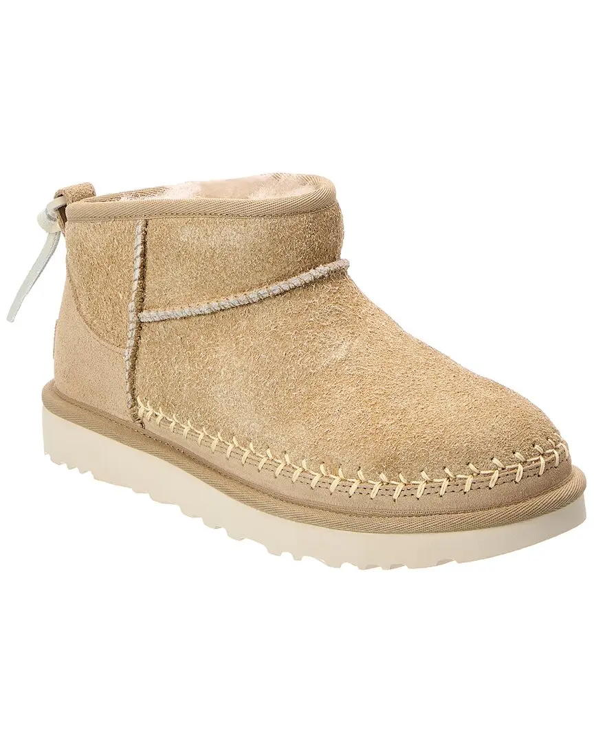 UGG W Classic Ultra Mini Biarritz Suede Bootie