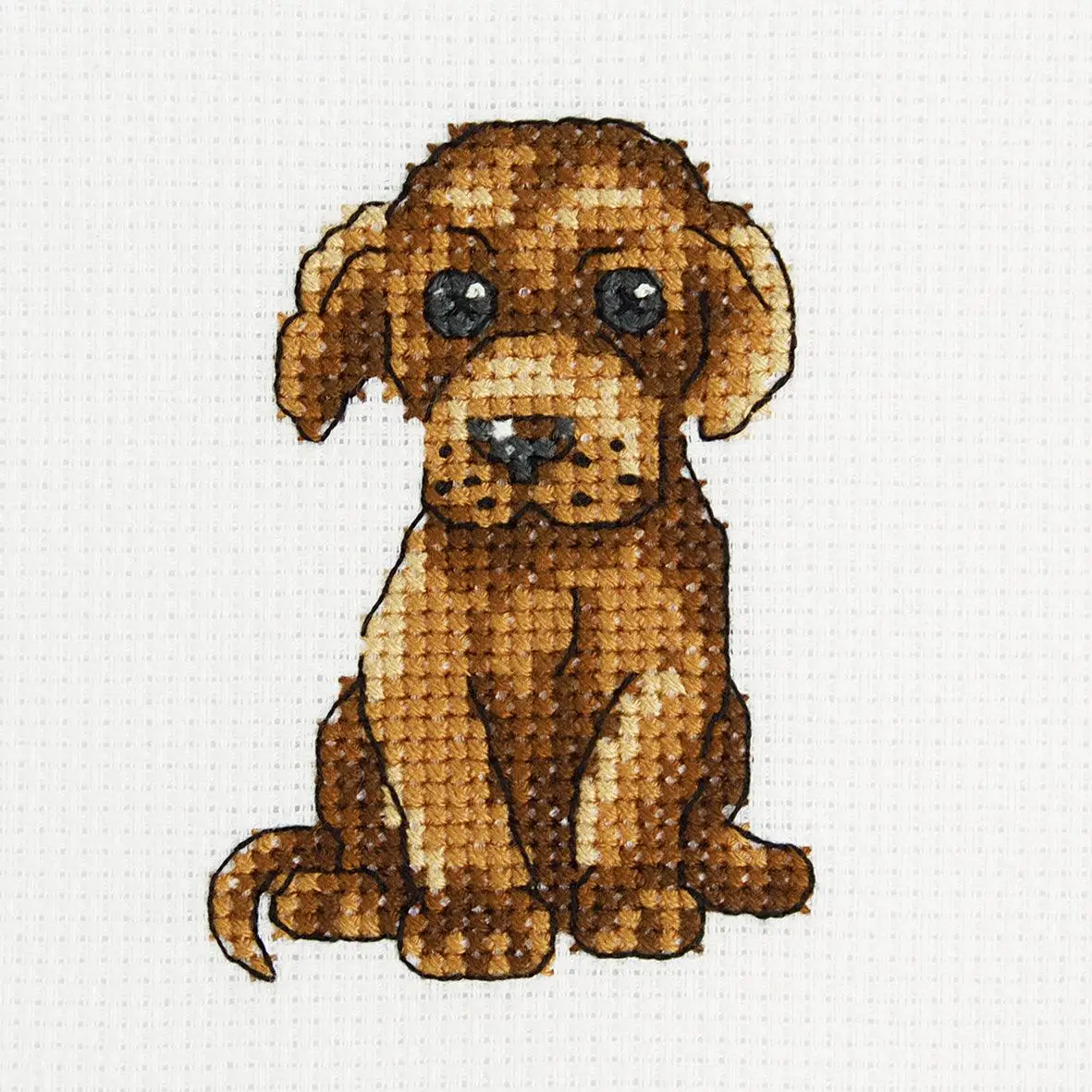 Amiable Tobby Counted Cross Stitch Kit by RTO H240