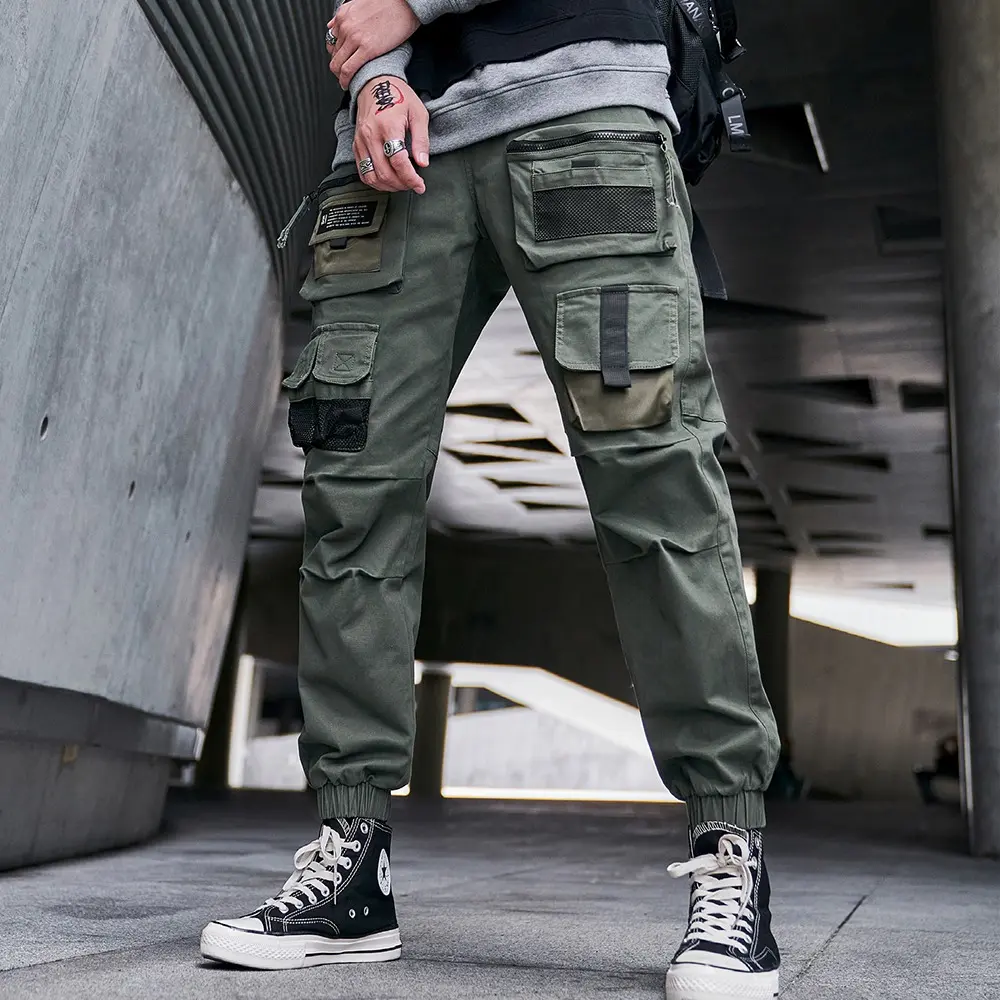 Niepce Streetwear Fashion Slim Fit Techwear Cargo Pants