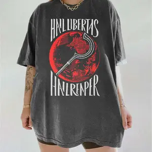 Hail Libertas Hail Reaper T-Shirt, Red Rising Sci-fi Unisex Tee Apparel Cotton Casual Tee, Gift For Women, Gift For Man