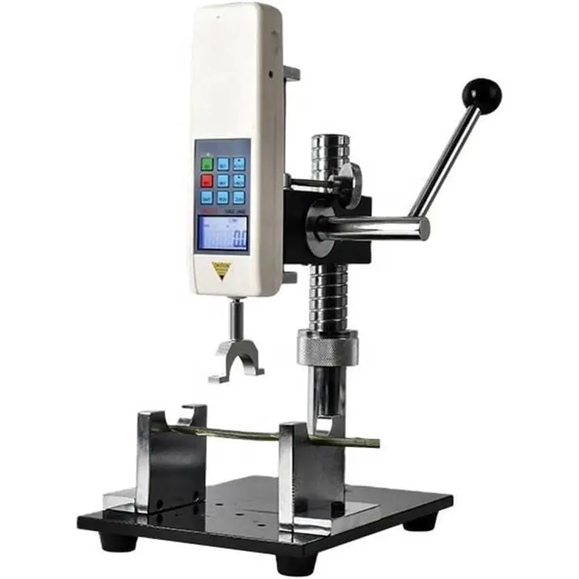 Plant Stem Strength Tester Digital Crop Stem Bending Strength Tester with Maximum Load 500N Resolution 0.1N Accuracy ±0.5% Stores 999 Test Values for Plant Lodging Resistance Testing