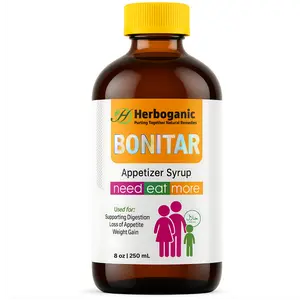 Herboganic BONITAR Natural Appetizer Syrup 8oz Herbal Blend for Enhanced Flavor and Culinary Enjoyment - Vitamin, Healthcare