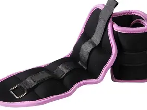 JFIT Adjustable Ankle Weights - Ankle Weight Pair 10 Weight and Bundle Options - 0.5 to 10 lbs Each, Set of 2, Adjustable Straps – Comfortable, Breathable, Moisture Absorbent Weight Straps for Men and Women