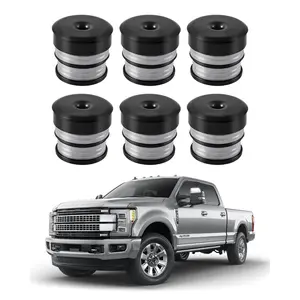 VEVOR Body Mount Bushing Kit, Compatible with 2008-2016 F250 F350 Super Duty, 48 PCS Silicone Body Mount Kit, Quick Replacement, Durable Components for Improving Bumpy Driving Performance, Gray