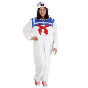 Plus Stay Puft Marshmallow Man Costume Onesie
