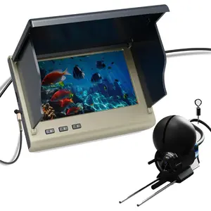 Underwater Fishing Camera, 220? Ultra-Wide 1080P  Fishing Camera with 4.3" LCD & IR Night Vision, 5000mAh  & 100ft  for Ice Lake Boat Kayak Fishing