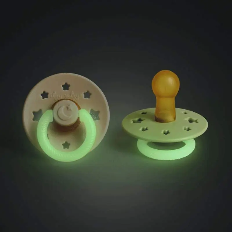 Itzy Soother™ Glow in the Dark Natural Rubber Pacifier - 6-18M Itzy Soother™ Glow in the Dark Natural Rubber Pacifier - 6-18M