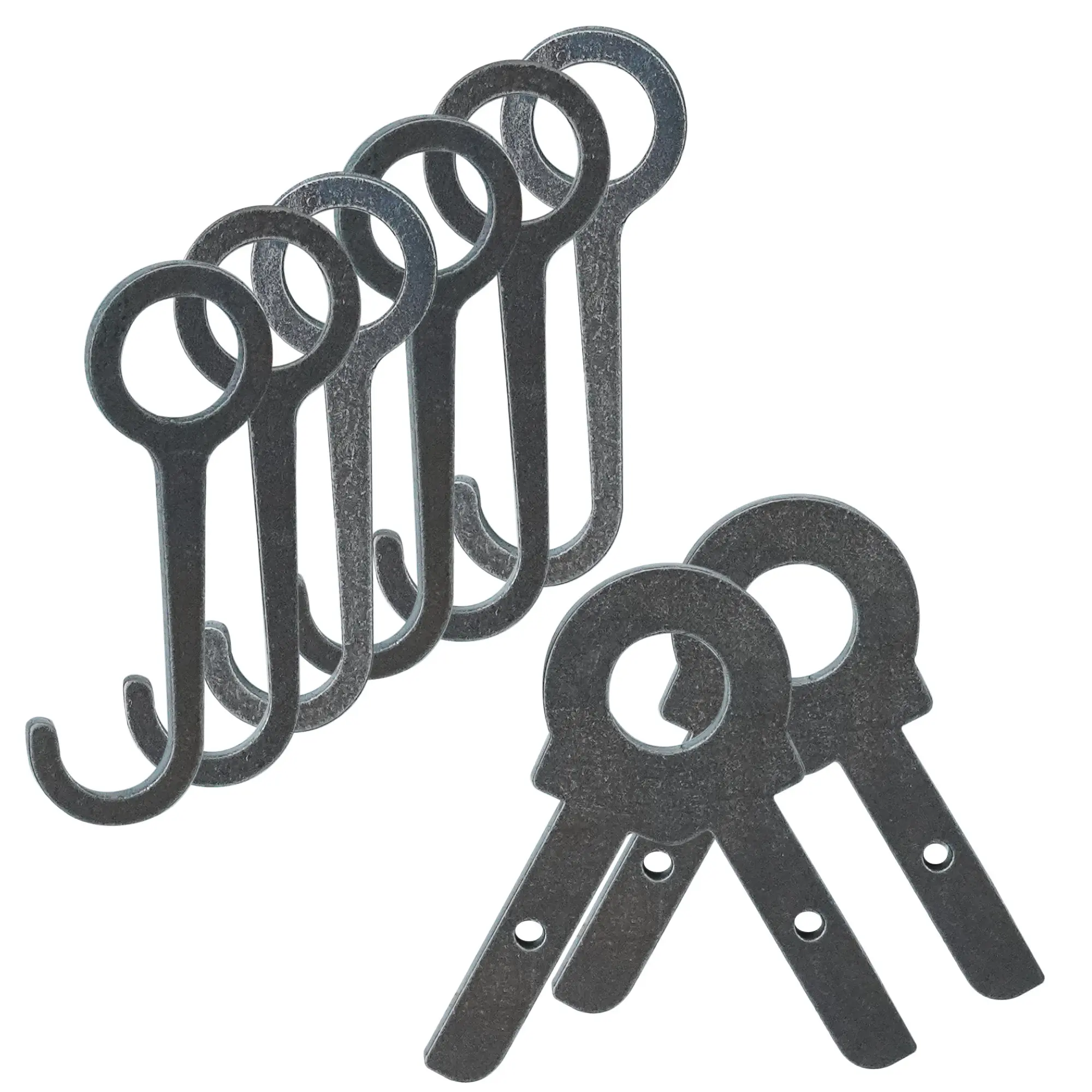Tactical Scorpion Gear AR500 Steel Target Stand Kit with Hanging Hooks for one inch steel pipes