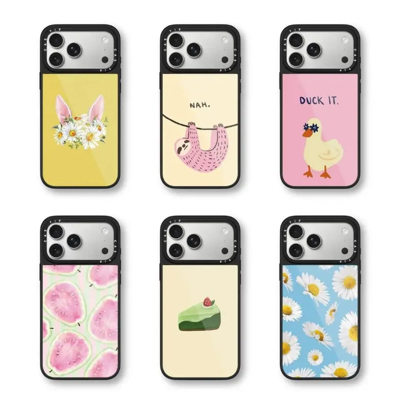 Casetify Floral Animal Crystal Glaze iPhone Case, Trendy Phone Case for iPhone 17 Pro Max, Shockproof Anti Drop Protective Phone Cover