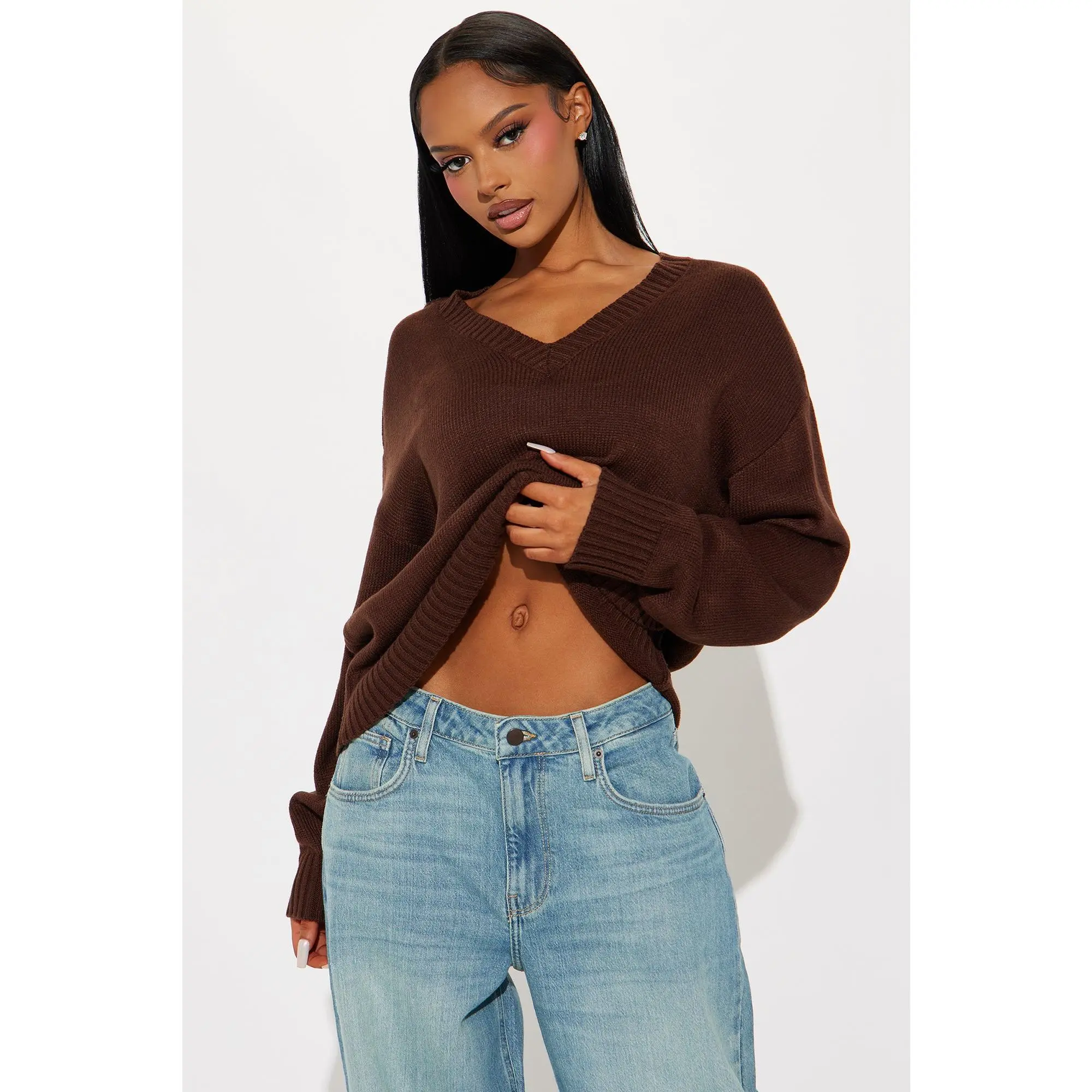 My Favorite Oversized Sweater - Chocolate