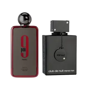 Afnan 9PM Rebel & Armaf Club de Nuit Intense Men Eau de Parfum Bundle – 3.6 oz Each | Bold, Long-Lasting Fragrance Combo for Men