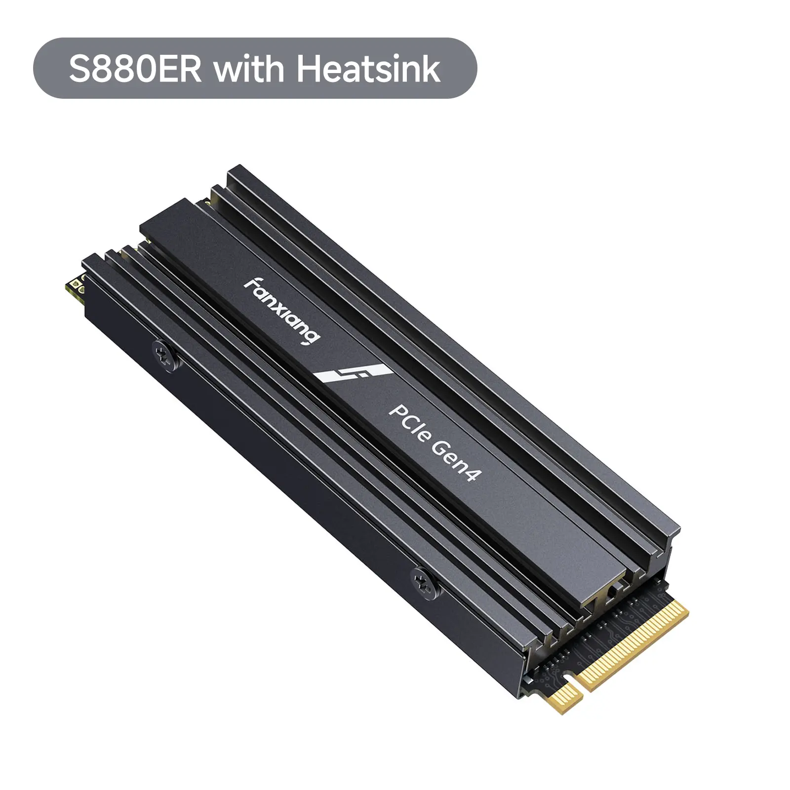 FANXIANG S880E/S880ER 500GB/1TB/2TB/4TB SSD M.2 NVMe PCIe Gen4 Gaming SSD M.2 2280, Up to 7100MB/s Compatible with PS5, Internal Solid State Drive for Gamers, Professionals, Creators summerwins